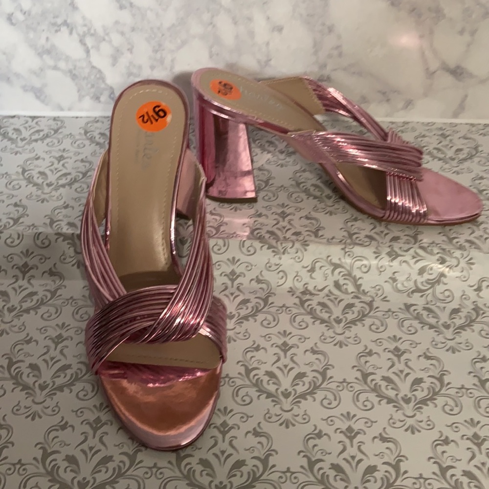 Charles by Charles David chunky heels shoes size 9.5 - Picture 4 of 6